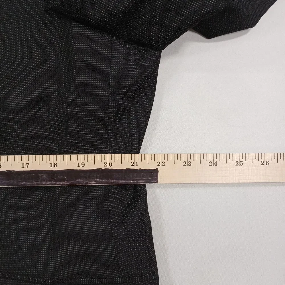 Kenneth Cole Slim-Fit Blazer Mens 46R 46 Black Performance Suit Jacket‎ NEW